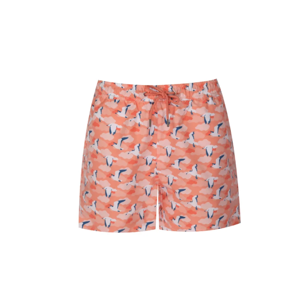 Searo Club - Positano Recycled Swim Shorts- Gull