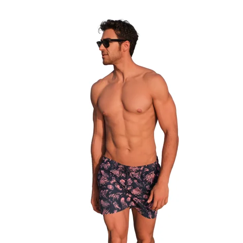 Searo Club - Positano Recycled Swim Shorts- Jellyfish