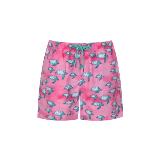 Searo Club - Positano Recycled Swim Shorts- Lobster