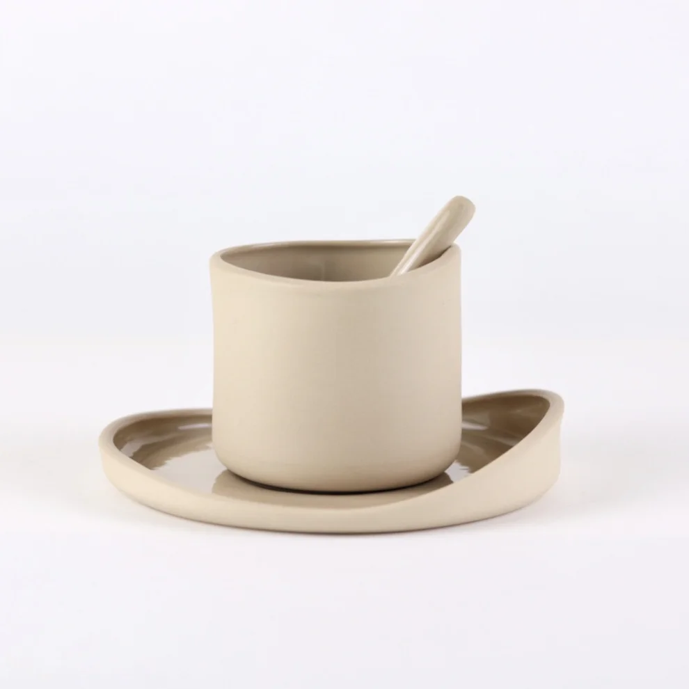 Houb Atelier - Lavoro Espresso & Turkish Coffee Cup With Saucer