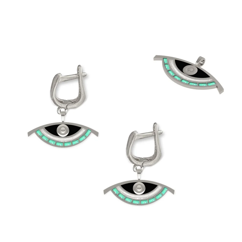 Iris The Brand - Enameled Earing