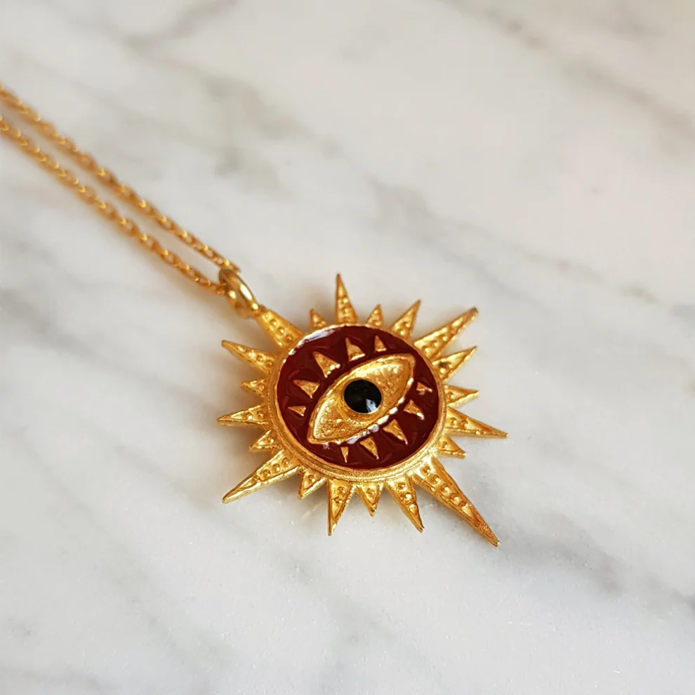 Wish-NU Design&Jewellery - Sun Enamel Necklace