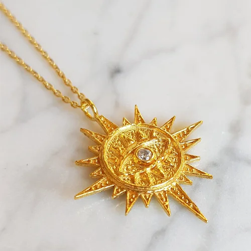 Wish-NU Design&Jewellery - Sun Enamel Kolye