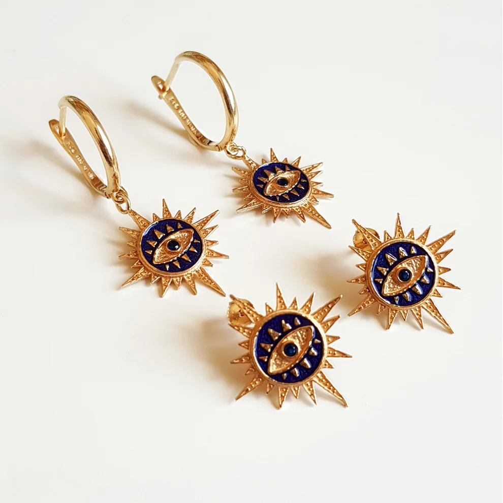 Wish-NU Design&Jewellery - Sun Küpe - Il