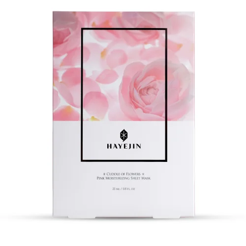 Hayejin - Cuddle Of Flowers Pink Moisturizing Sheet Mask 25ml*5 (vegan)