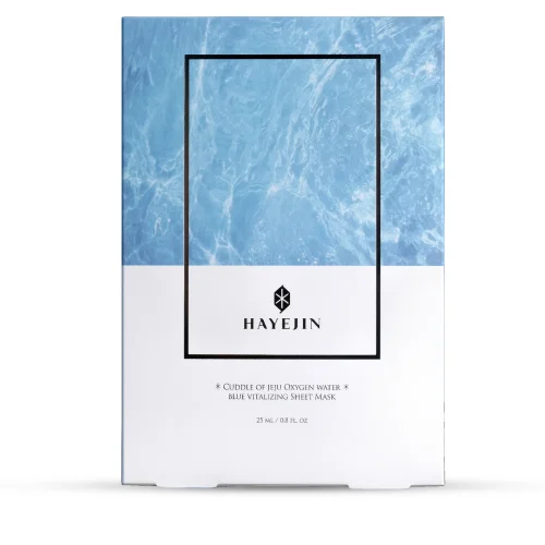 Hayejin - Cuddle Of Jeju Oxygen Water Blue Vitalizing Sheet Mask 25ml*5 (vegan)