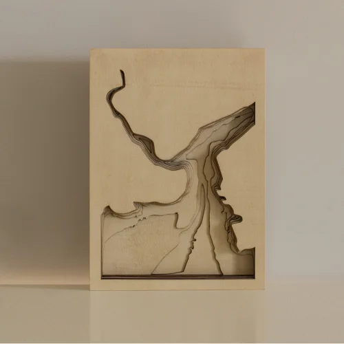 ODA.products - Istanbul - Minimal Wooden Map Wall Accessory