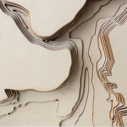 ODA.products - Istanbul - Minimal Wooden Map Wall Accessory