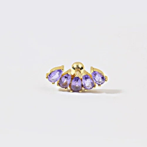 The Anoukis - 14k Tanzanite Earring