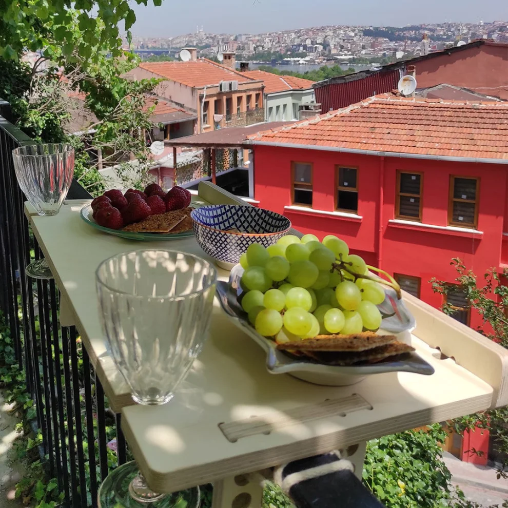 Tufetto - Keja Balkon Masası, Balkon Bar Masası