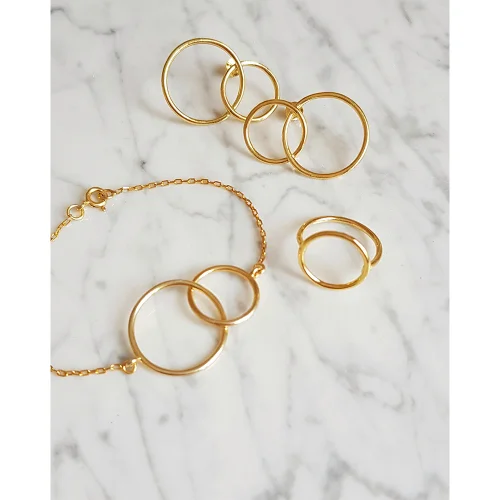 Wish-NU Design&Jewellery - Circle In Circle Bileklik