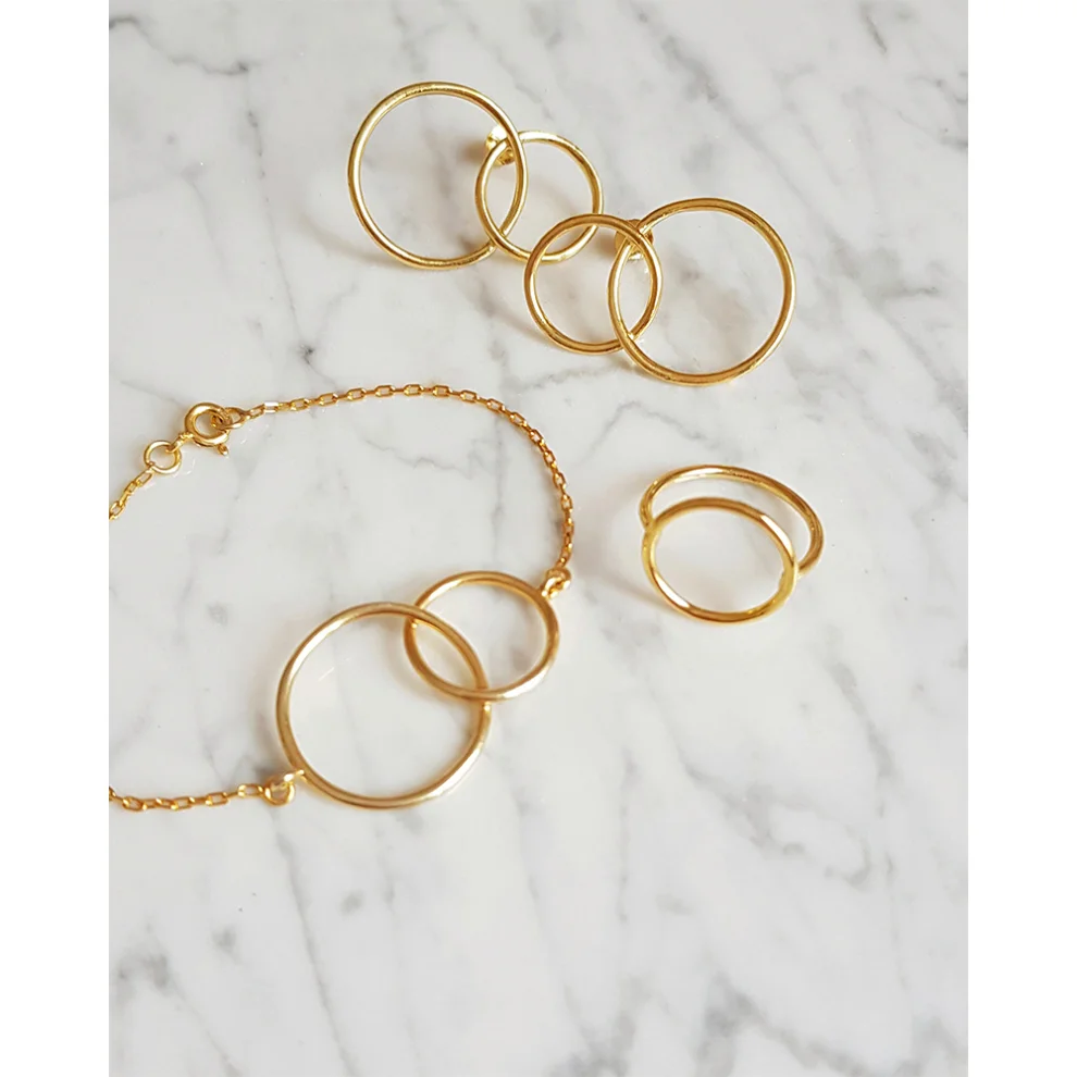 Wish-NU Design&Jewellery - Circle In Circle Bileklik