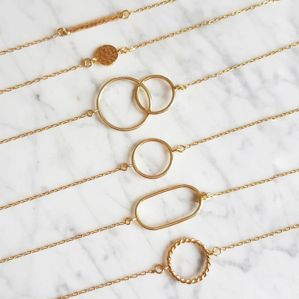 Wish-NU Design&Jewellery - Circle In Circle Bileklik