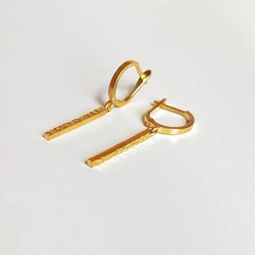 Wish-NU Design&Jewellery - Line Hoop Earring