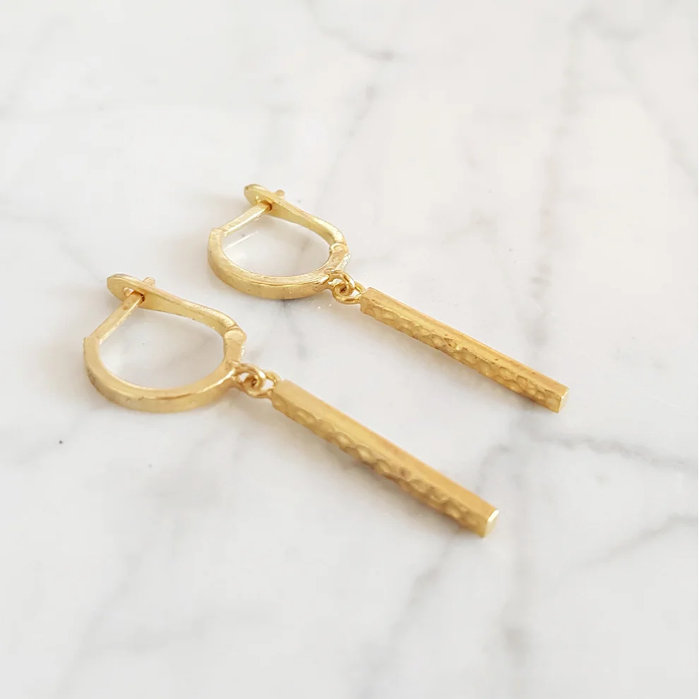 Wish-NU Design&Jewellery - Line Hoop Earring