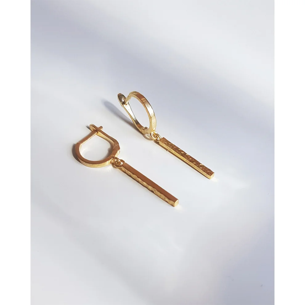 Wish-NU Design&Jewellery - Line Hoop Earring