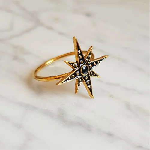 Wish-NU Design&Jewellery - North Star Enamel Yüzük
