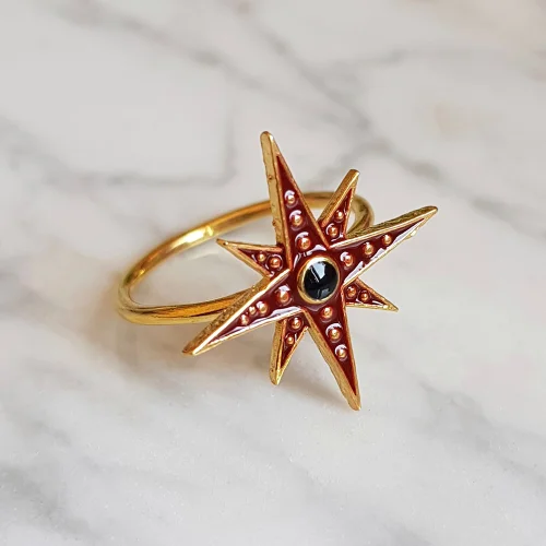 Wish-NU Design&Jewellery - North Star Enamel Yüzük