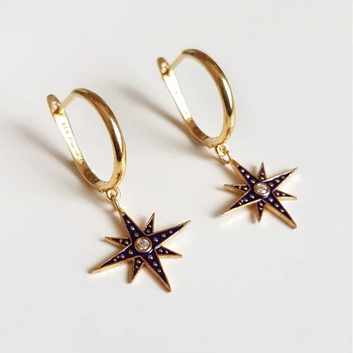 Wish-NU Design&Jewellery - North Star Hoop Earring