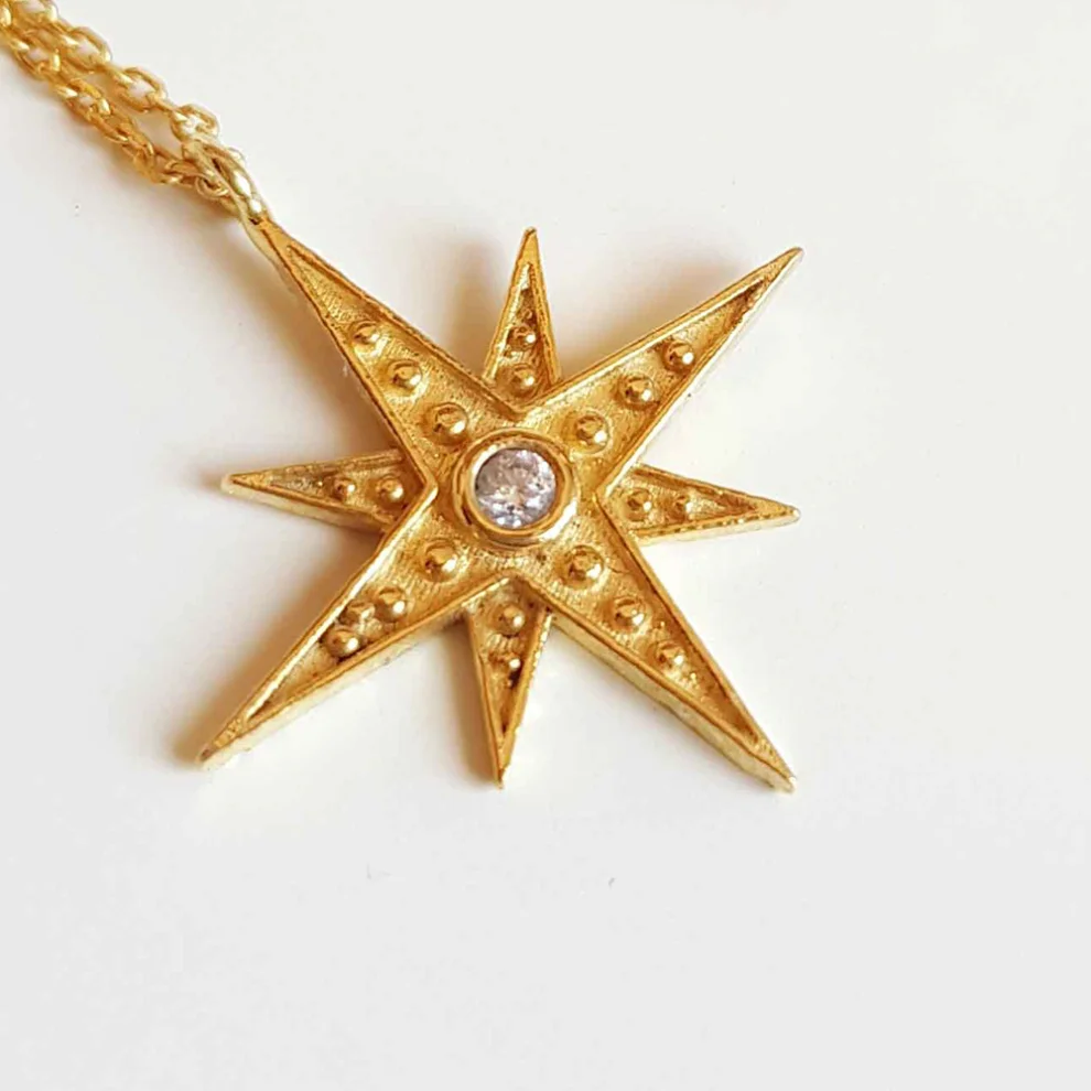 Wish-NU Design&Jewellery - North Star Kolye