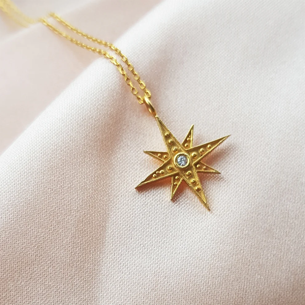 Wish-NU Design&Jewellery - North Star Kolye