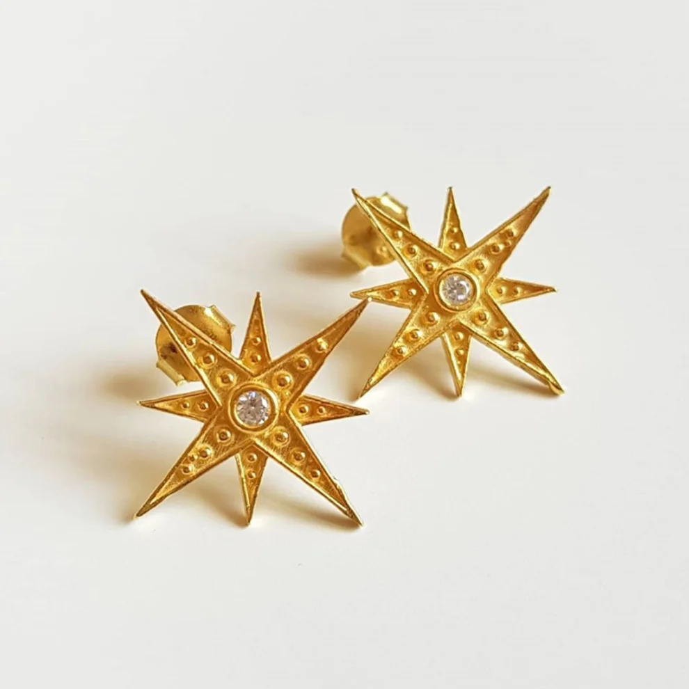 Wish-NU Design&Jewellery - North Star Küpe