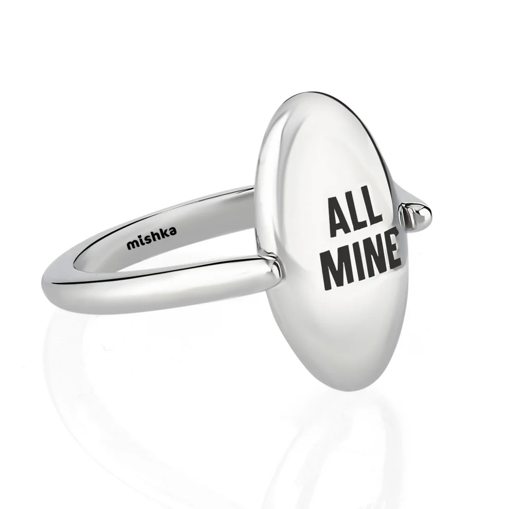 Mishka Jewelry - Play Swivel Silver Ring