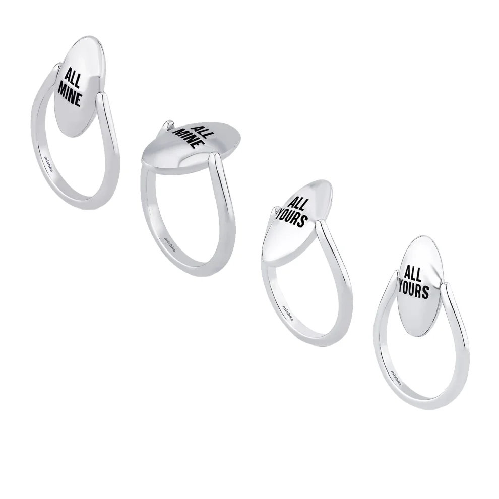 Mishka Jewelry - Play Swivel Silver Ring