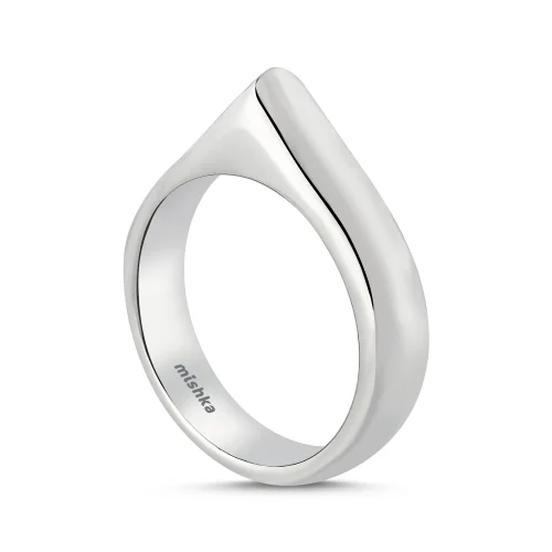 Mishka Jewelry - Simple Edge Silver Ring