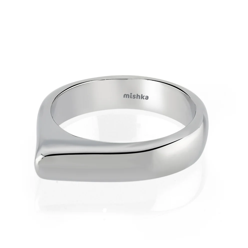 Mishka Jewelry - Simple Edge Silver Ring