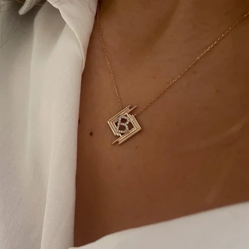 Melez Mini Atelier - Signature B Necklace