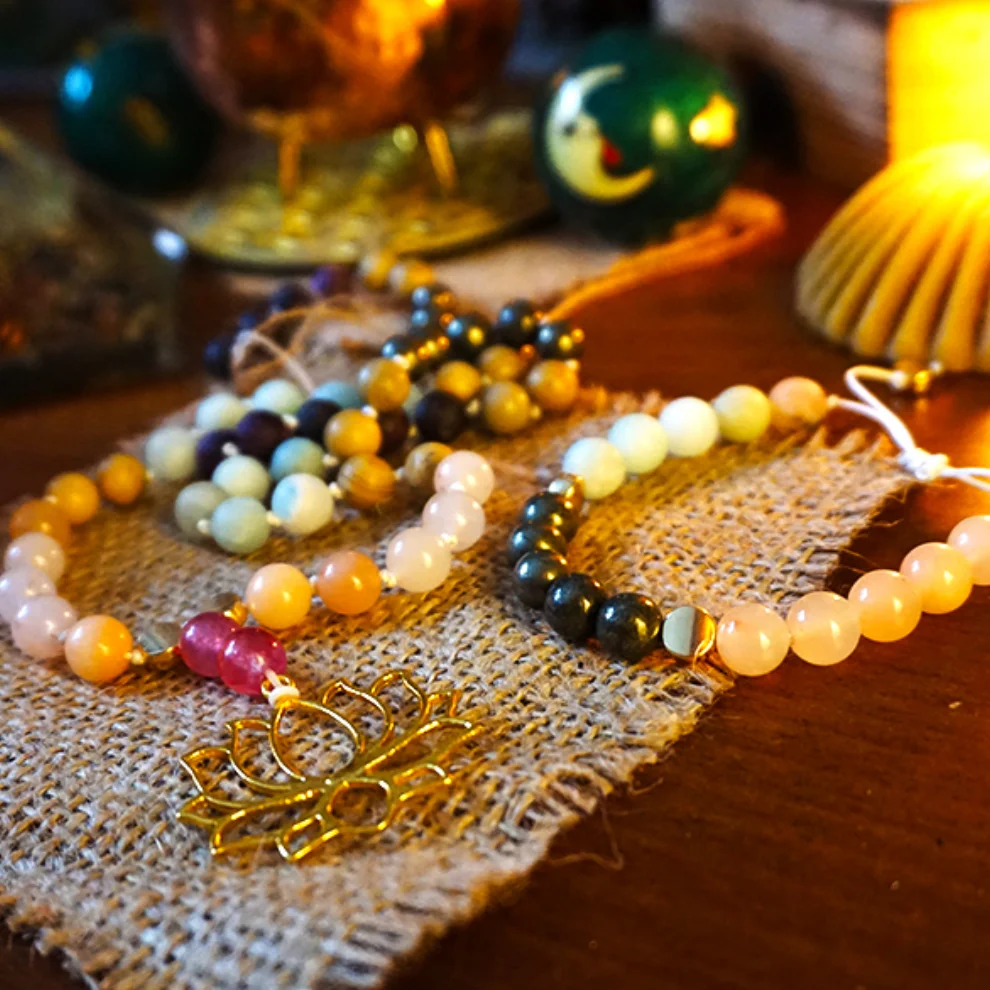 İndafelhayat - Purification Mala Necklace Beads And Bracelet Set