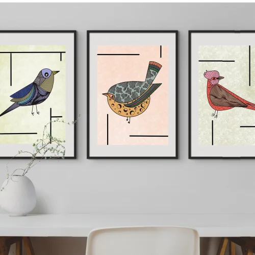 KOOL Studio - Green Bird Poster
