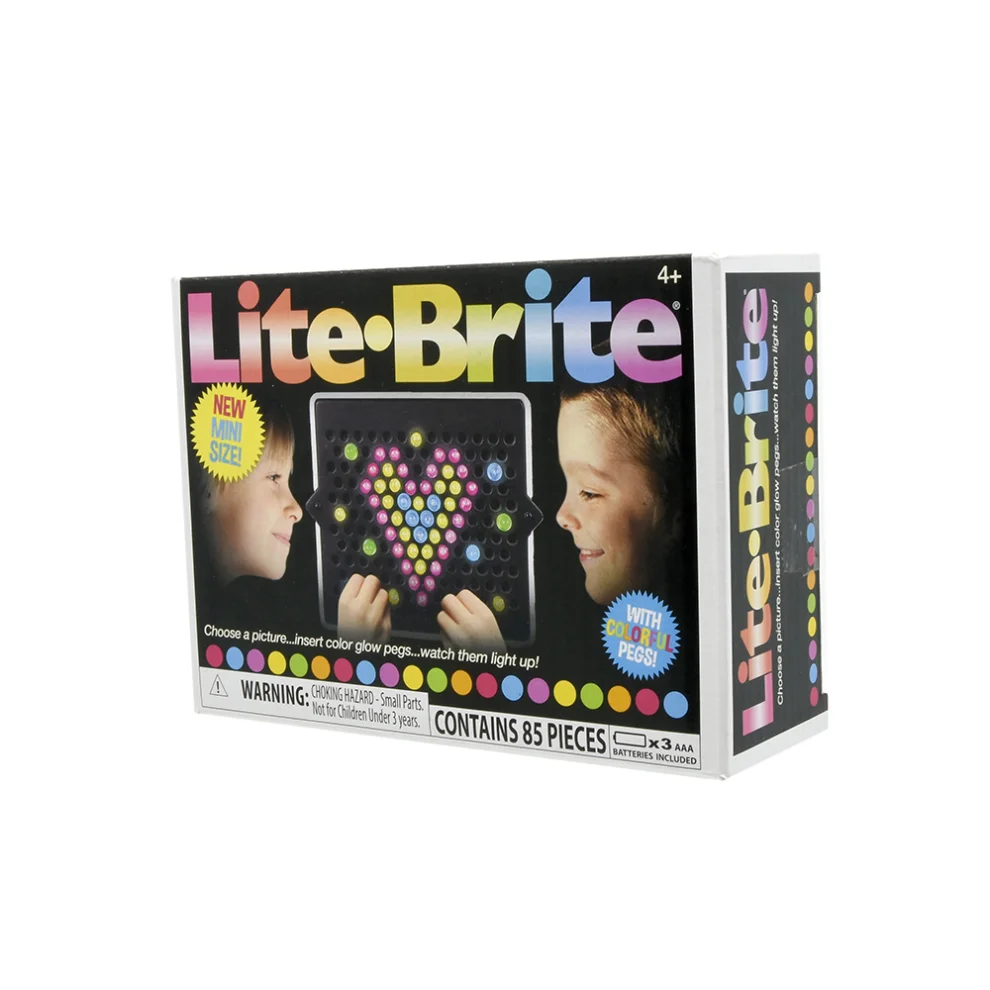 Lite-Brite - Mini Seyahat Tipi Işıklı Retro Oyuncak