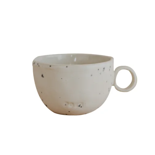 Foze - Indigo Rain Ceramic Tea Cup
