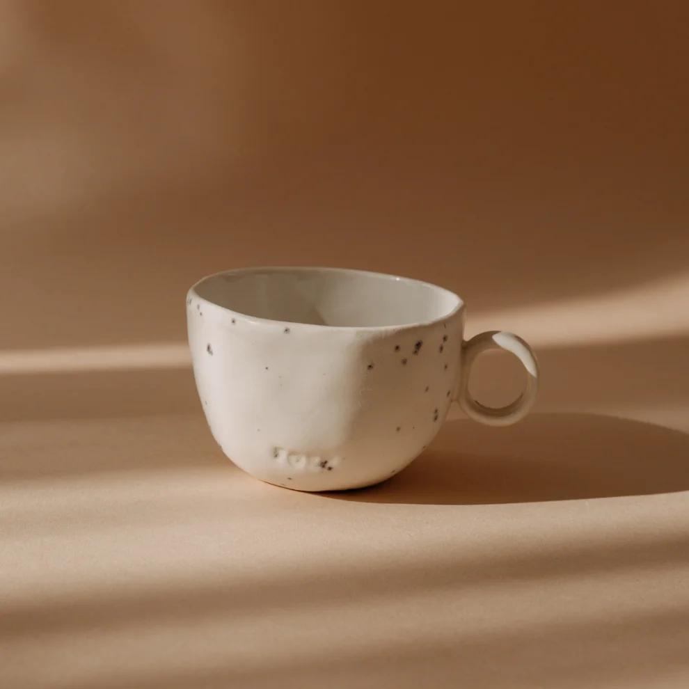 Foze - Indigo Rain Ceramic Tea Cup