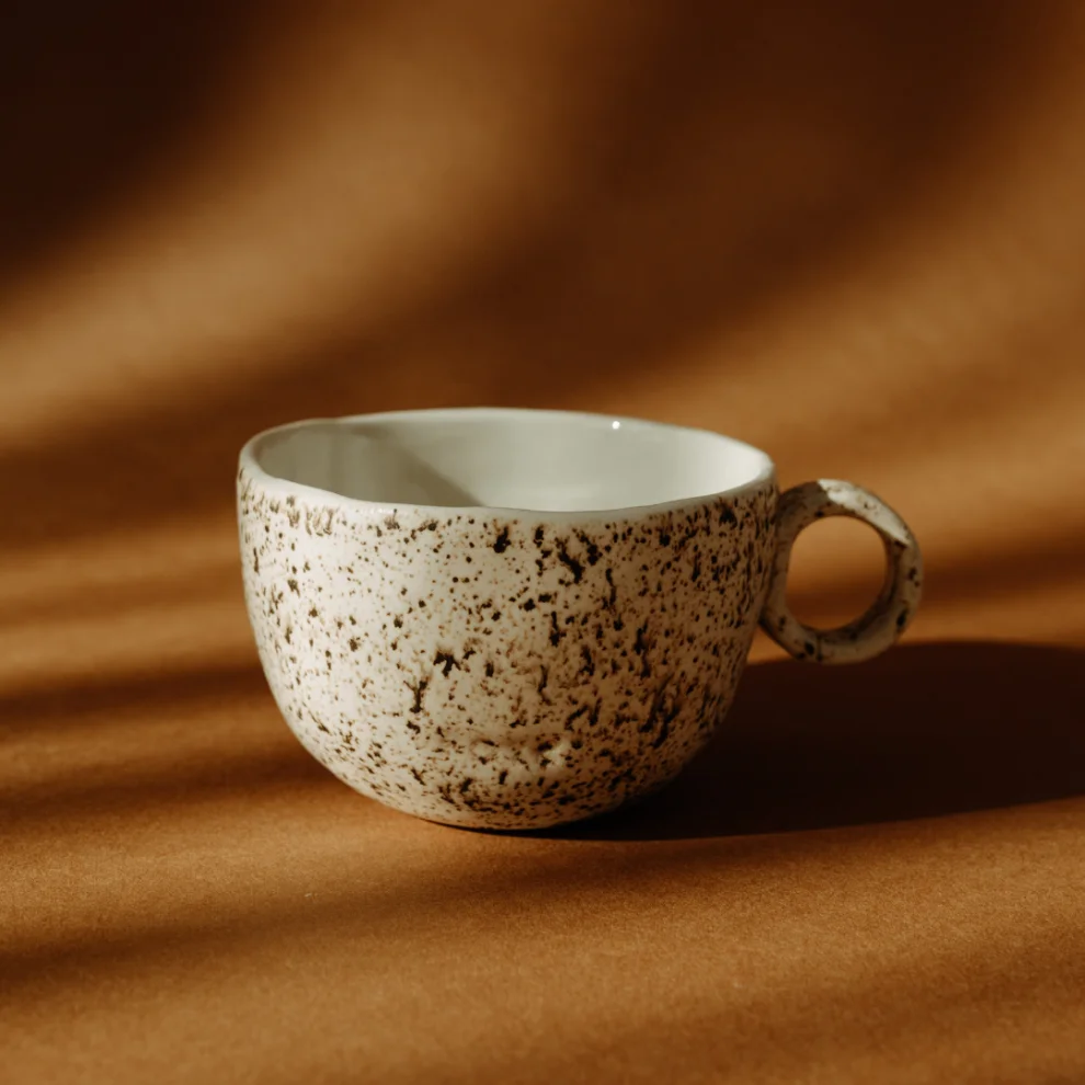 Foze - Terracotta Seramik Çay Fincanı