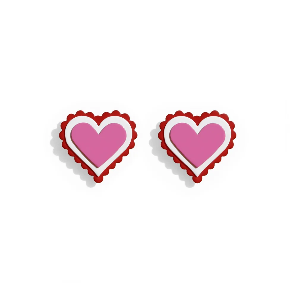Isuwa - Heart Earrings