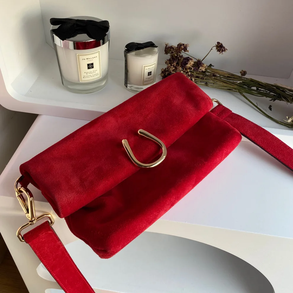 Mare Atelier - Ferrari Red Micro Rehi Handbag