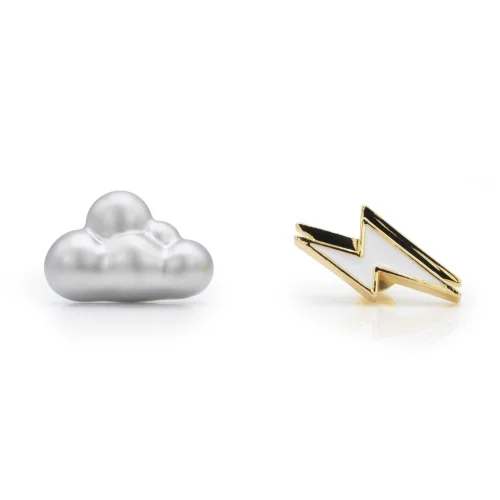 Metalmorphose - Cloud & Lightning Pin Set