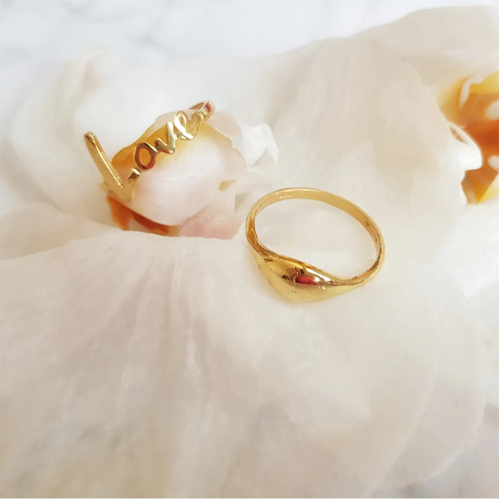 Wish-NU Design&Jewellery - Oval Pinky Ring