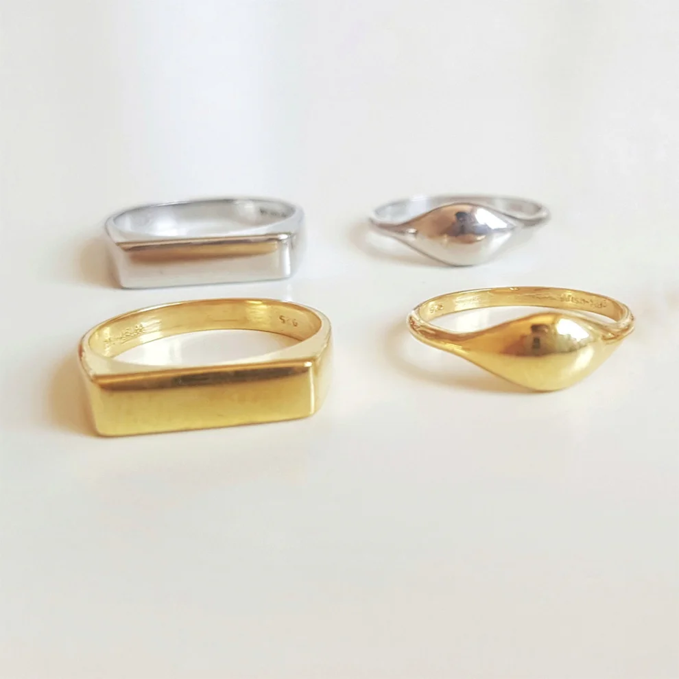 Wish-NU Design&Jewellery - Oval Pinky Ring