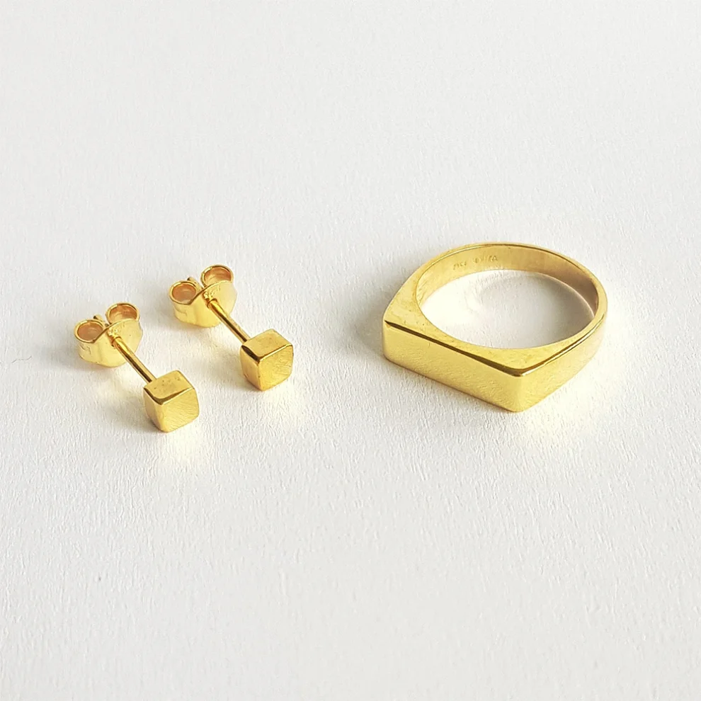 Wish-NU Design&Jewellery - Rec Pinky Ring