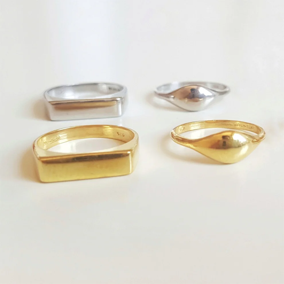 Wish-NU Design&Jewellery - Rec Pinky Ring