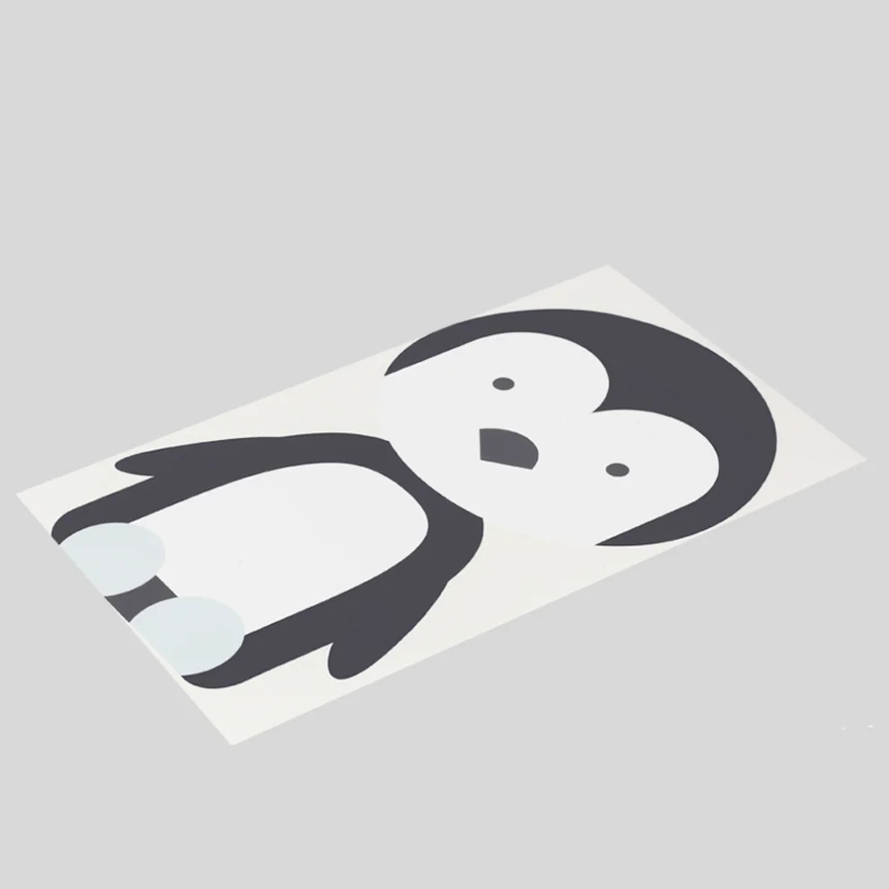 Baluna - Boho Penguin Wall Sticker