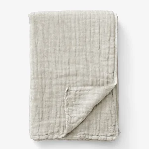 Rustic 3 Ply Linen Double Sided Super Soft Breathable Throw