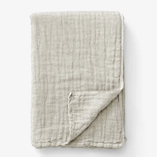 Miespiga - Rustic 3 Ply Linen Double Sided Super Soft Breathable Throw