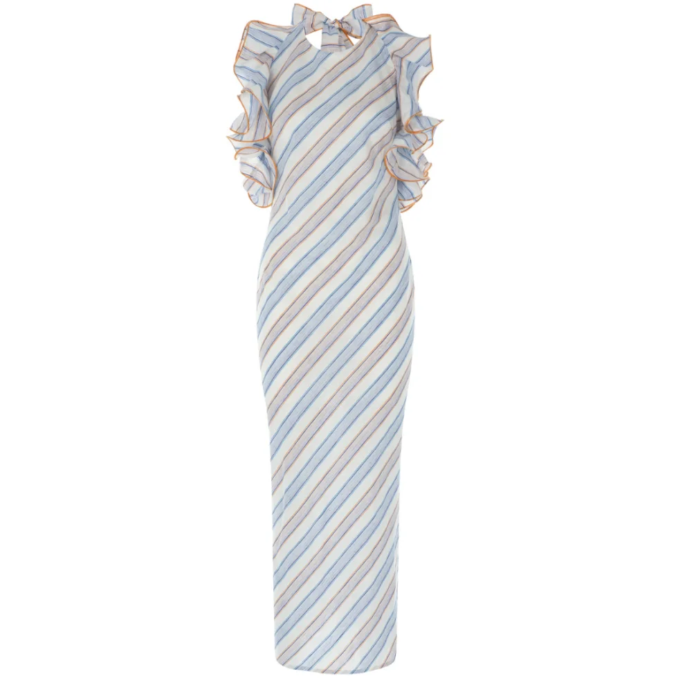 H and hotsell m striped dress