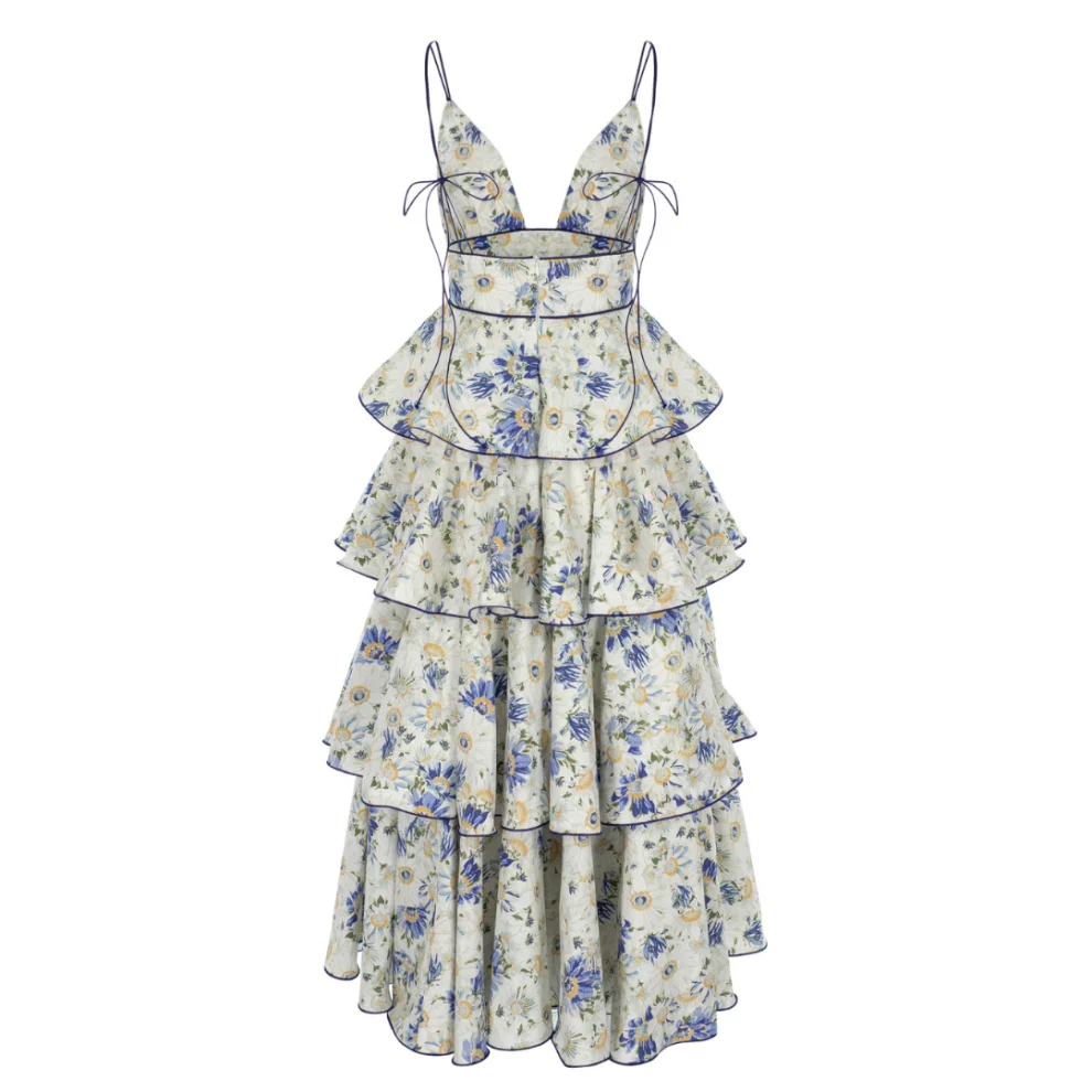 Ayse Bener - Daisy Ruffled Skirt Dress