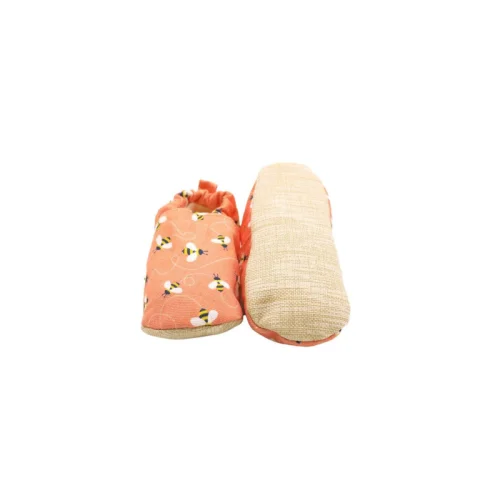 Morgedan - Bee Happy 100% Cotton Baby Moccasins